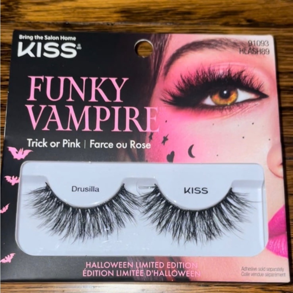 KISS Funky Vampire Eyelashes - Black